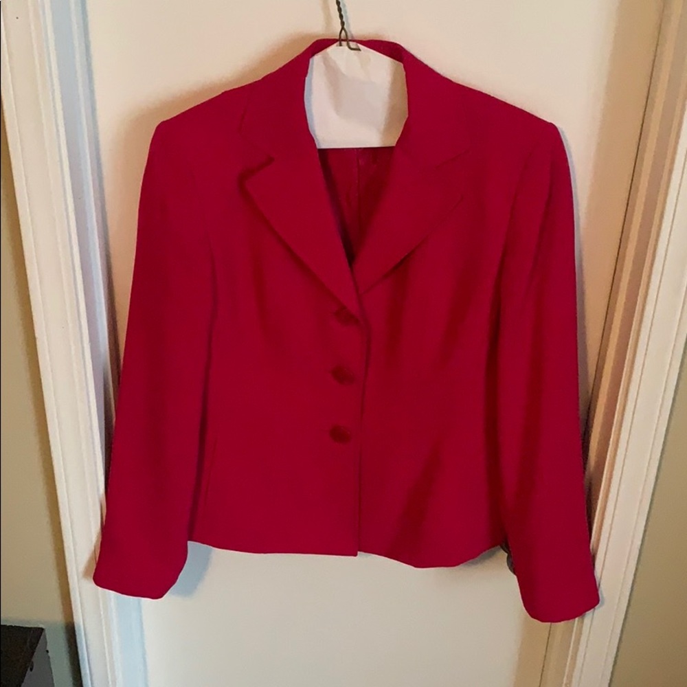 Jones|Wear Fuchsia Suit Jacket/Blazer.